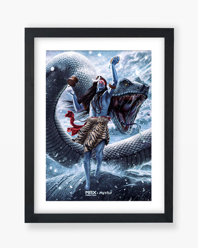 Madadev and Vasuki [MaxCreation] Art-Poster