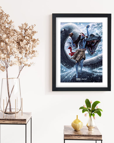 Madadev and Vasuki [MaxCreation] Art-Poster