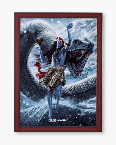 Madadev and Vasuki [MaxCreation] Art-Poster