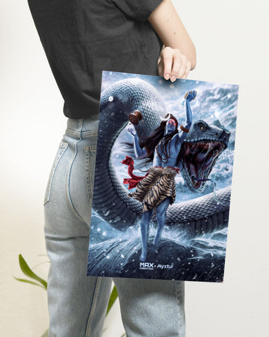 Madadev and Vasuki [MaxCreation] Art-Poster