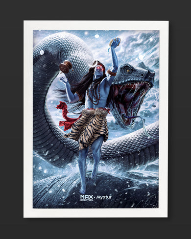 Madadev and Vasuki [MaxCreation] Art-Poster