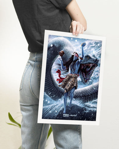 Madadev and Vasuki [MaxCreation] Art-Poster