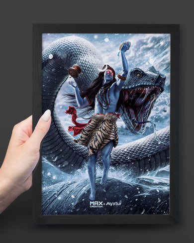 Madadev and Vasuki [MaxCreation] Art-Poster