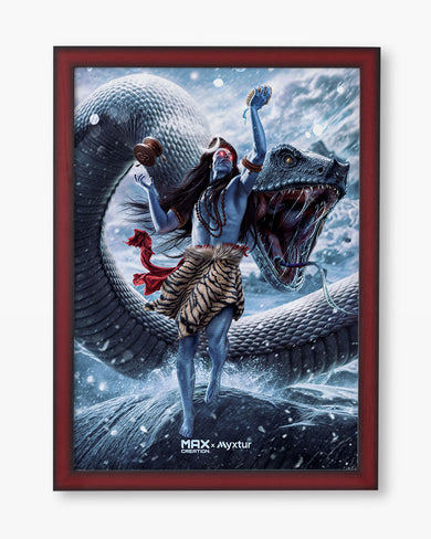 Madadev and Vasuki [MaxCreation] Art-Poster