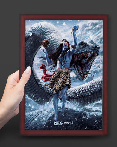 Madadev and Vasuki [MaxCreation] Art-Poster