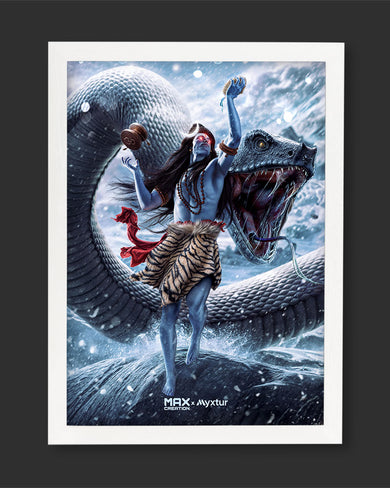 Madadev and Vasuki [MaxCreation] Art-Poster