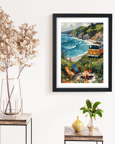 Glam Campsite [BREATHE] Art Poster
