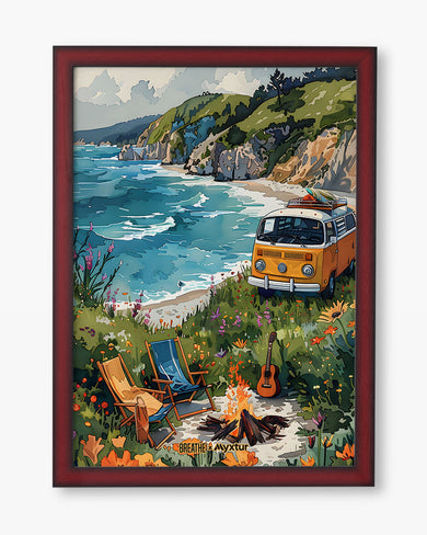 Glam Campsite [BREATHE] Art Poster