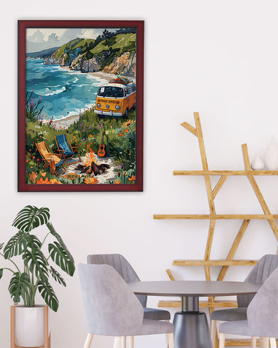 Glam Campsite [BREATHE] Art Poster