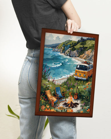Glam Campsite [BREATHE] Art Poster