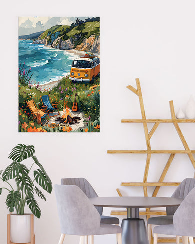 Glam Campsite [BREATHE] Art Poster