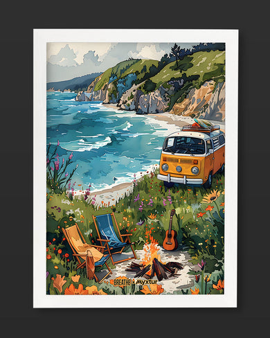 Glam Campsite [BREATHE] Art Poster