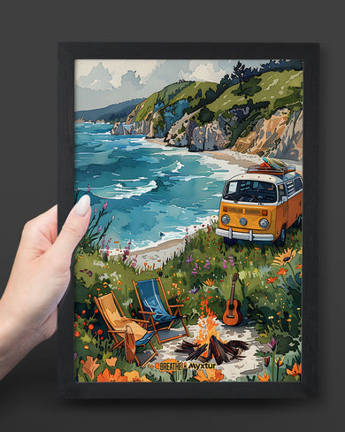 Glam Campsite [BREATHE] Art Poster