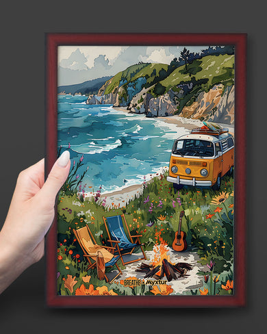 Glam Campsite [BREATHE] Art Poster