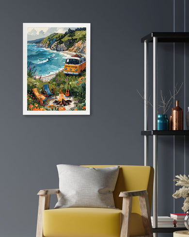 Glam Campsite [BREATHE] Art Poster