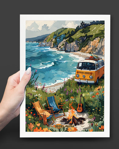 Glam Campsite [BREATHE] Art Poster