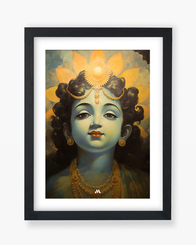 Krishna Serenade Art Poster