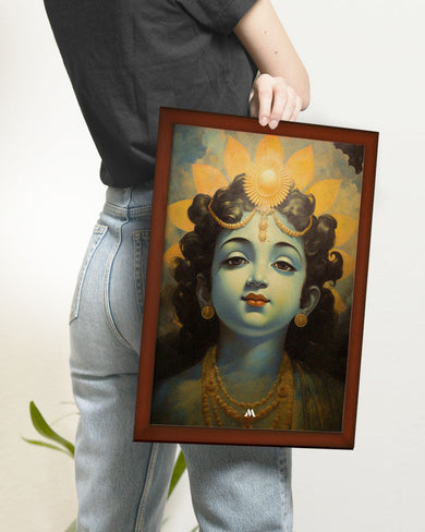 Krishna Serenade Art Poster