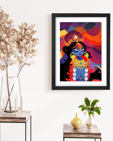 Kali in Bloom Art Poster