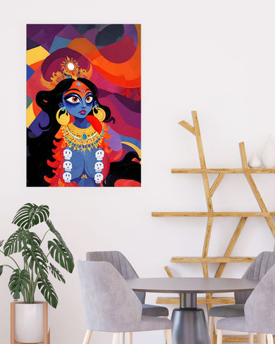 Kali in Bloom Art Poster