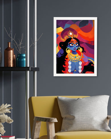 Kali in Bloom Art Poster