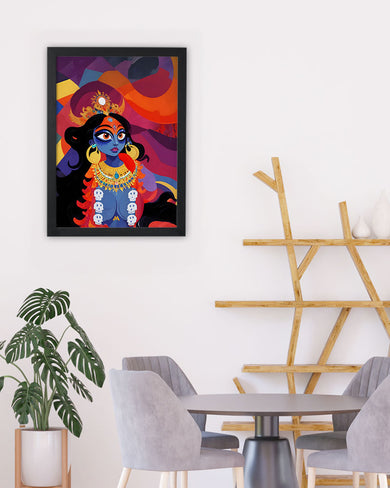 Kali in Bloom Art Poster