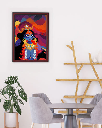 Kali in Bloom Art Poster