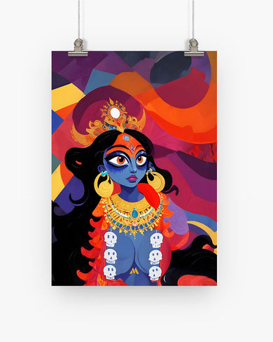 Kali in Bloom Art Poster