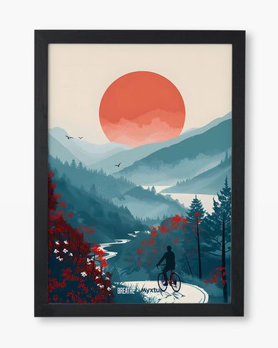 Biking Paths [BREATHE] Art Poster