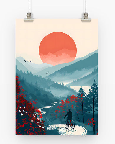 Biking Paths [BREATHE] Art Poster