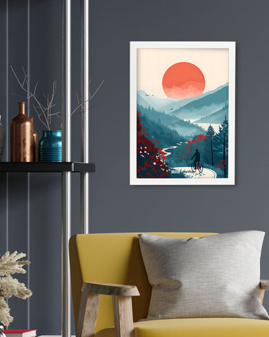 Biking Paths [BREATHE] Art Poster