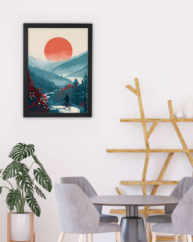 Biking Paths [BREATHE] Art Poster