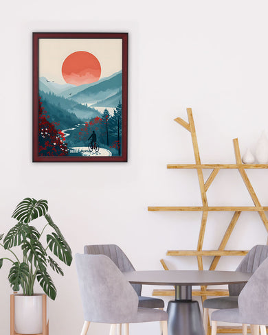 Biking Paths [BREATHE] Art Poster