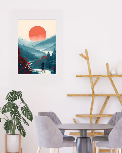 Biking Paths [BREATHE] Art Poster