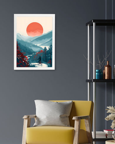 Biking Paths [BREATHE] Art Poster