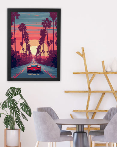 Sunset Boulevard [BREATHE] Art Poster