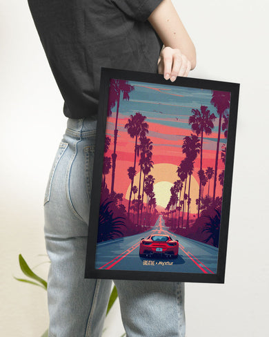 Sunset Boulevard [BREATHE] Art Poster