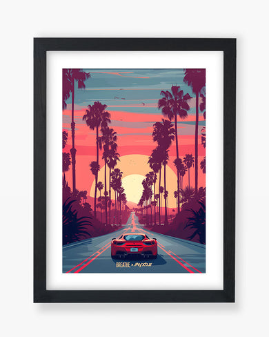 Sunset Boulevard [BREATHE] Art Poster