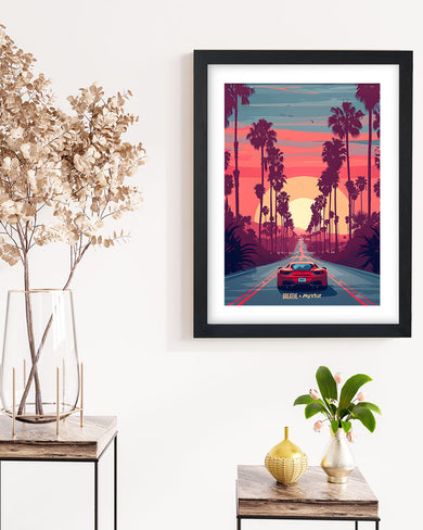 Sunset Boulevard [BREATHE] Art Poster