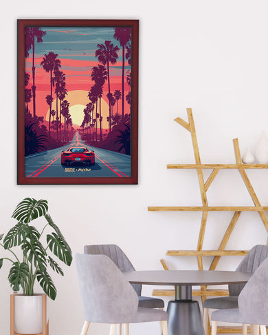 Sunset Boulevard [BREATHE] Art Poster