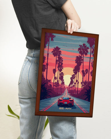 Sunset Boulevard [BREATHE] Art Poster