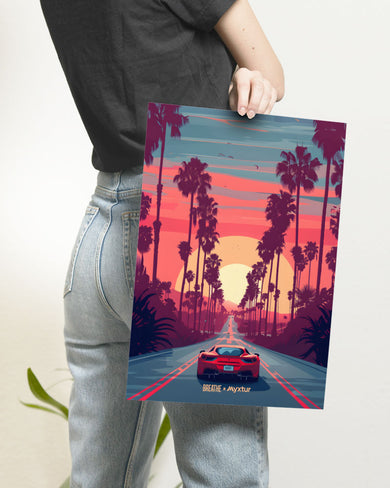 Sunset Boulevard [BREATHE] Art Poster