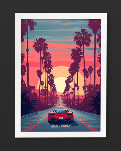 Sunset Boulevard [BREATHE] Art Poster