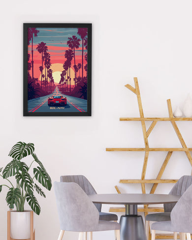 Sunset Boulevard [BREATHE] Art Poster