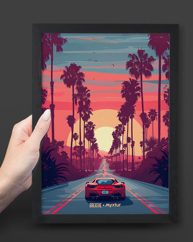 Sunset Boulevard [BREATHE] Art Poster