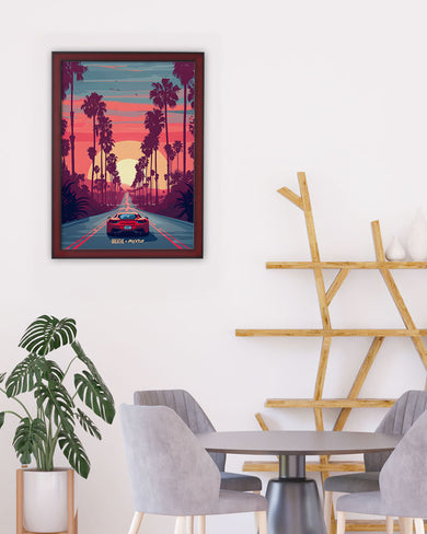 Sunset Boulevard [BREATHE] Art Poster