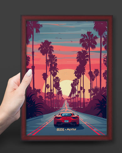 Sunset Boulevard [BREATHE] Art Poster