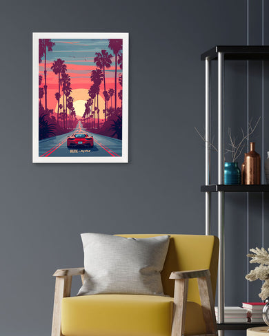 Sunset Boulevard [BREATHE] Art Poster