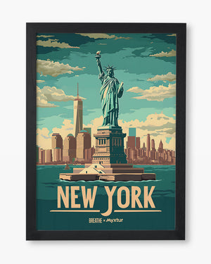 New York in Liberty [BREATHE] Art Poster