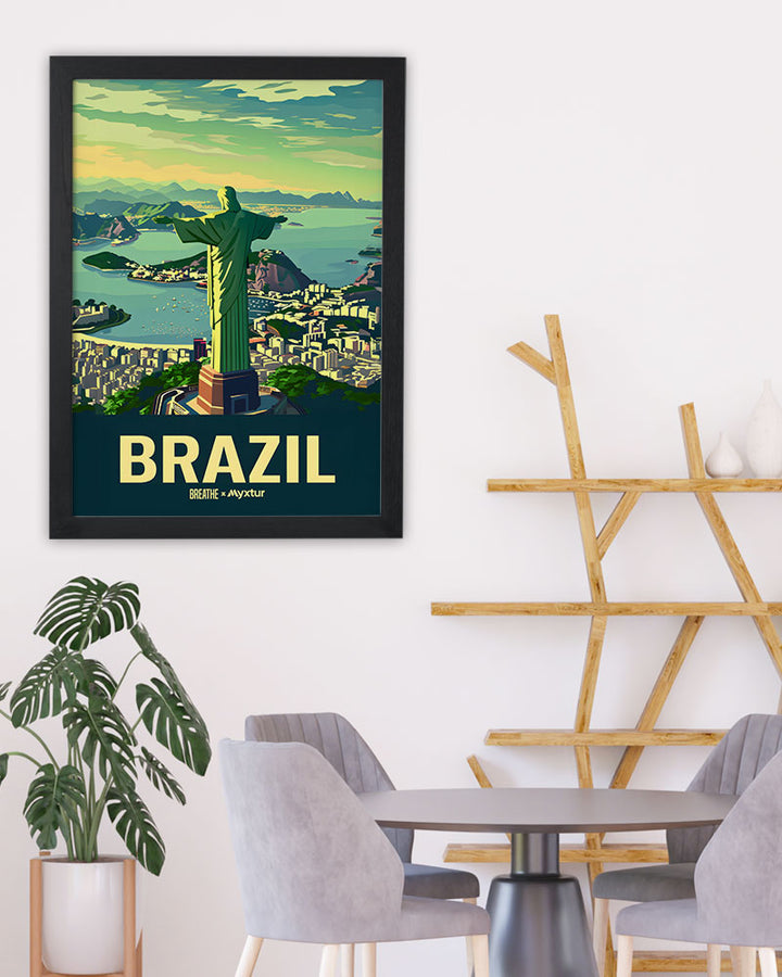 Redeemed in Brazil Art Poster – Myxtur